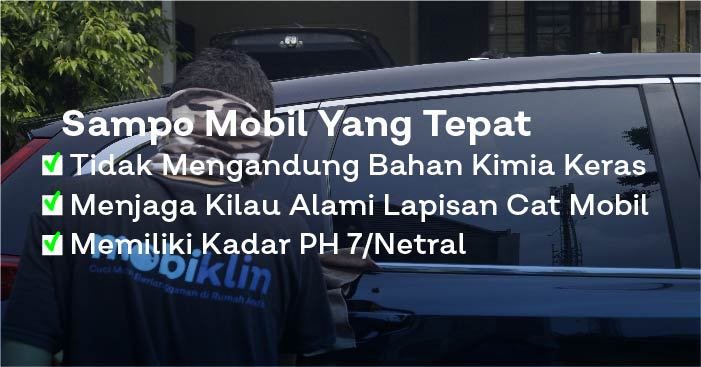 memilih sampo mobil yang benar